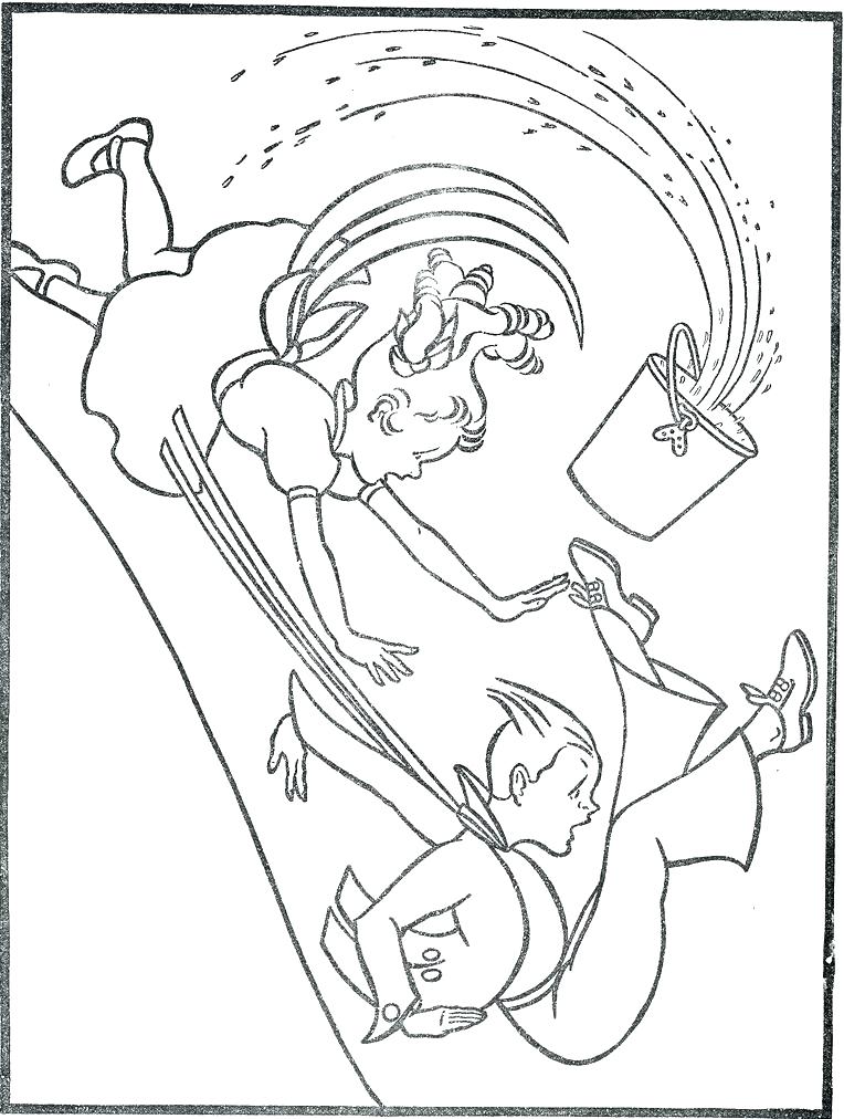 764x1012 Jack And Jill Coloring Page