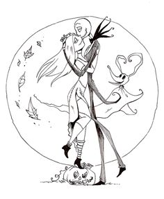 236x287 A Nightmare Before Christmas Printable Coloring Page Nightmare