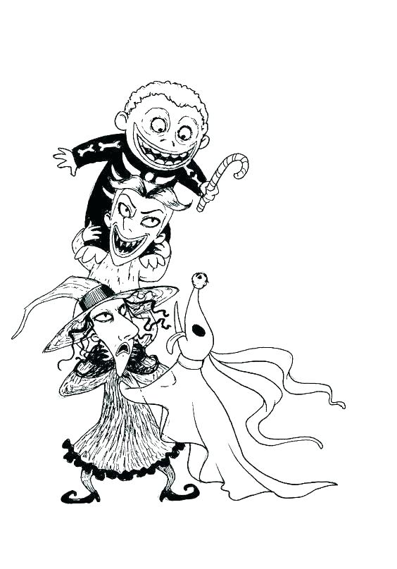 564x808 Jack And Sally Coloring Pages Jack And Coloring Pages Jack