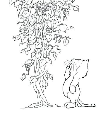352x430 Click To See Printable Version Of Jasper And Beanstalk Coloring