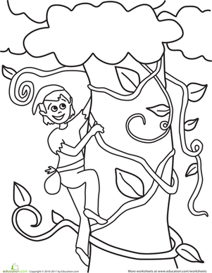 301x388 Jack And The Beanstalk Comprehension, Coloring, And More