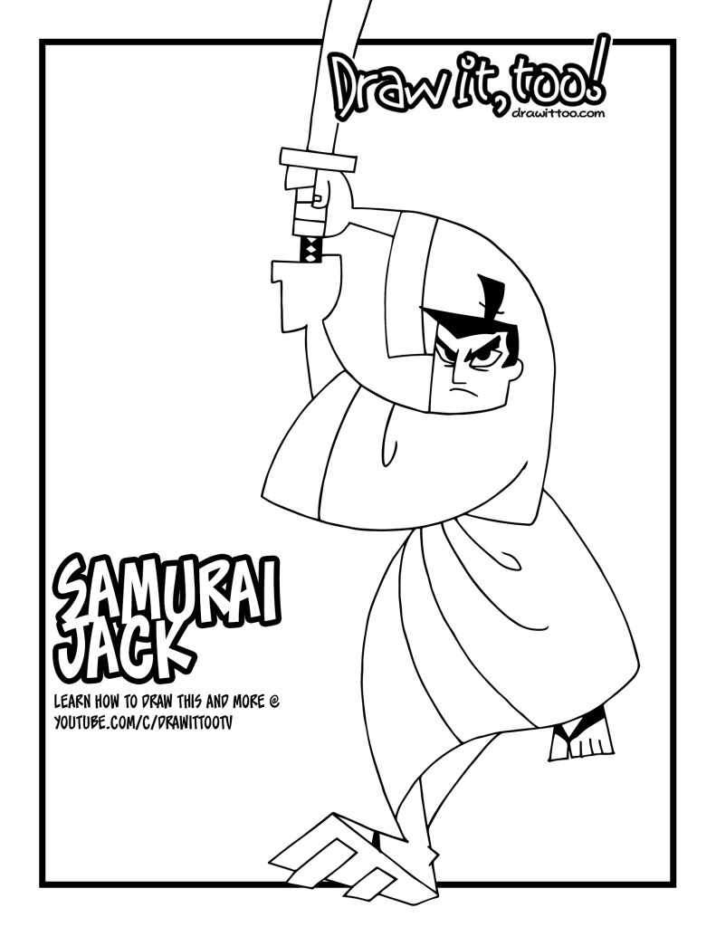791x1024 Samurai Jack Coloring Pages Download Coloring For Kids