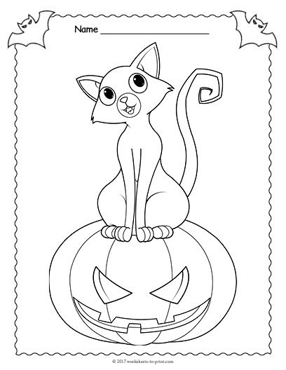 408x528 Jack O Lantern Coloring Page