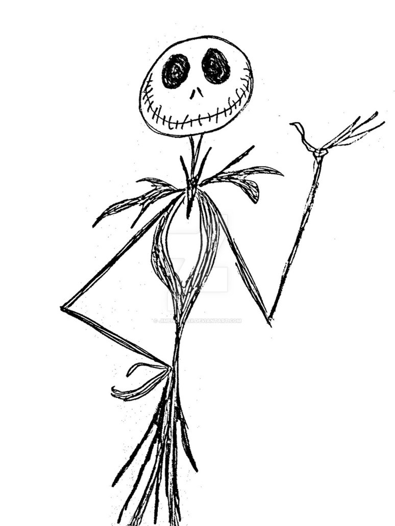 774x1032 Jack Skellington Coloring Pages Gallery