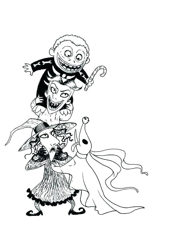 564x808 Jack And Annie Coloring Pages Jack The Pumpkin King Coloring Pages