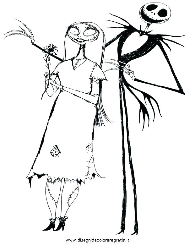 621x780 Jack Skellington Coloring Pages