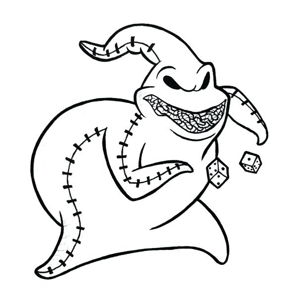 600x600 Nightmare Before Coloring Pages B Preschool In Amusing Page Draw