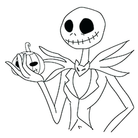 468x468 Jack Skellington Coloring Pages Free Printable Jack Coloring Pages