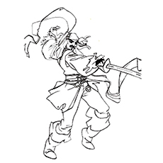 230x230 Top Captain Jack Sparrow Coloring Pages For Toddlers