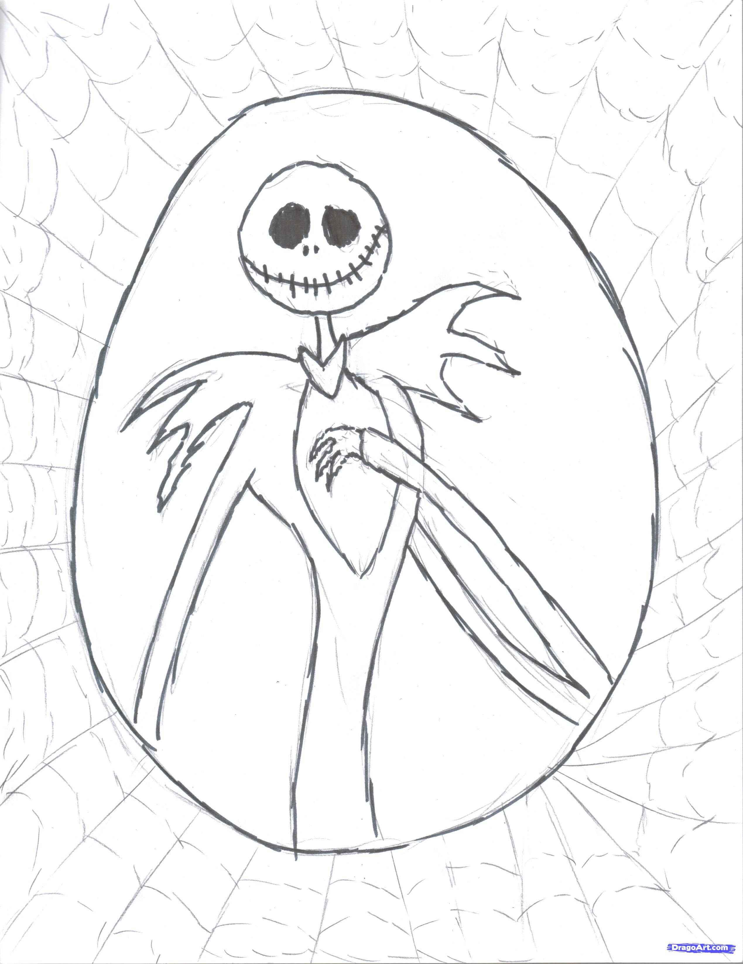 2538x3293 Jack Skellington Head Coloring Pages Many Interesting Cliparts
