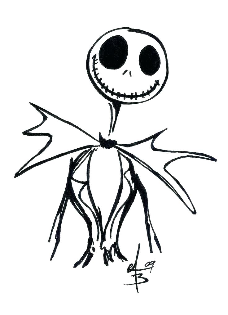 736x1015 Jack The Pumpkin King Coloring Pages Jack Skeleton Coloring Pages