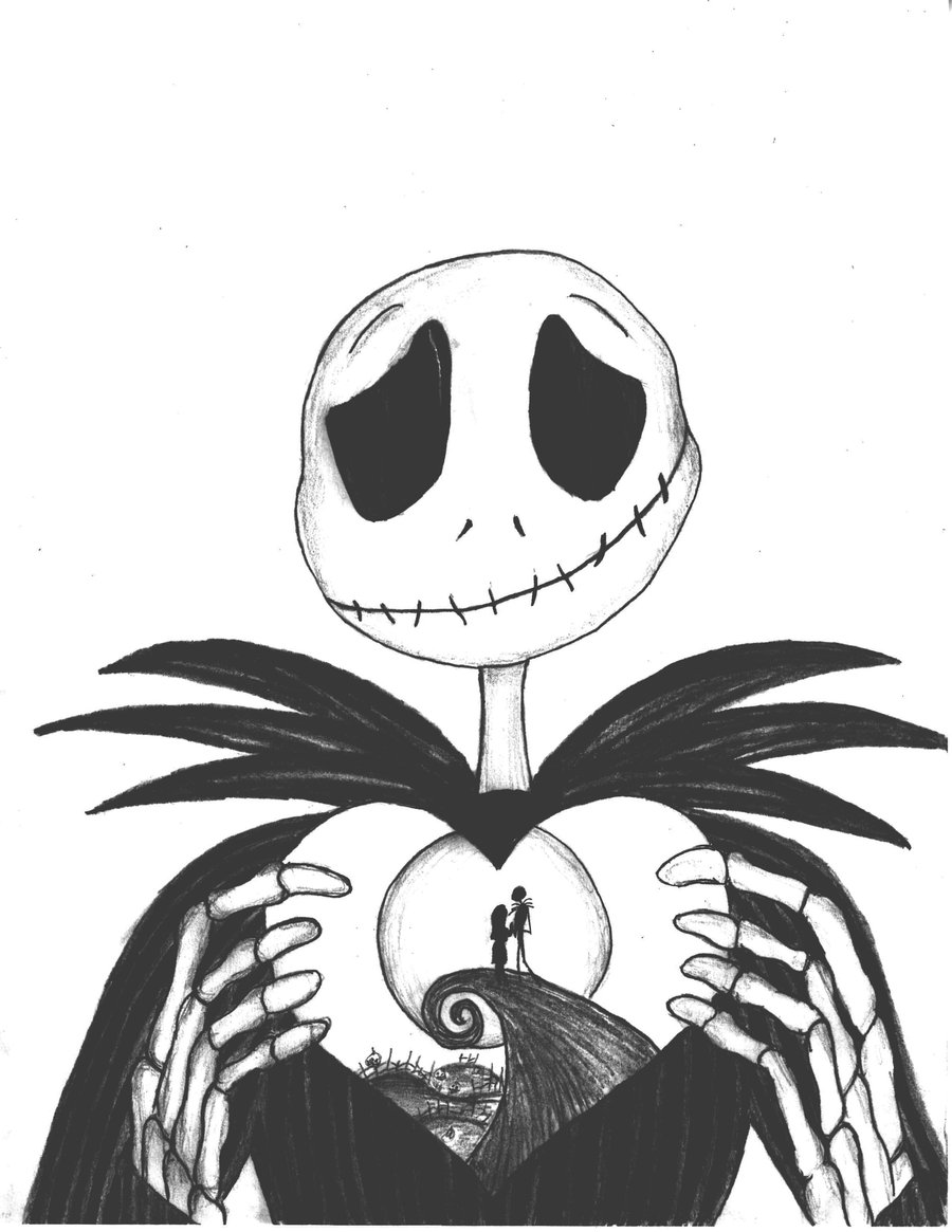 900x1165 Nightmare Before Christmas Coloring Pages For Kids This Is