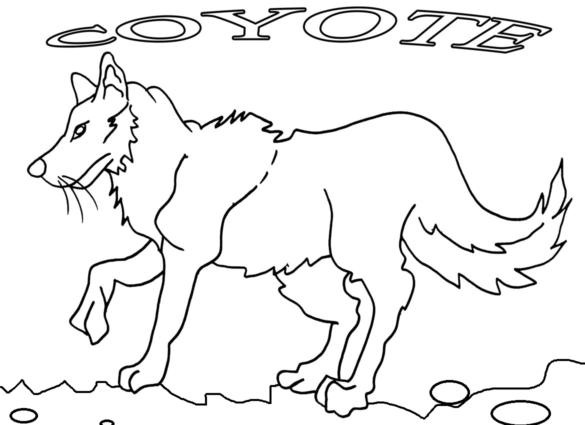 1170x850 Free Printable Coyote Coloring Pages Page