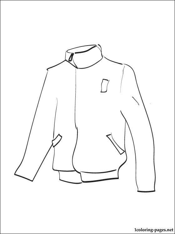 560x750 Jacket Coloring Page To Print Out Coloring Pages