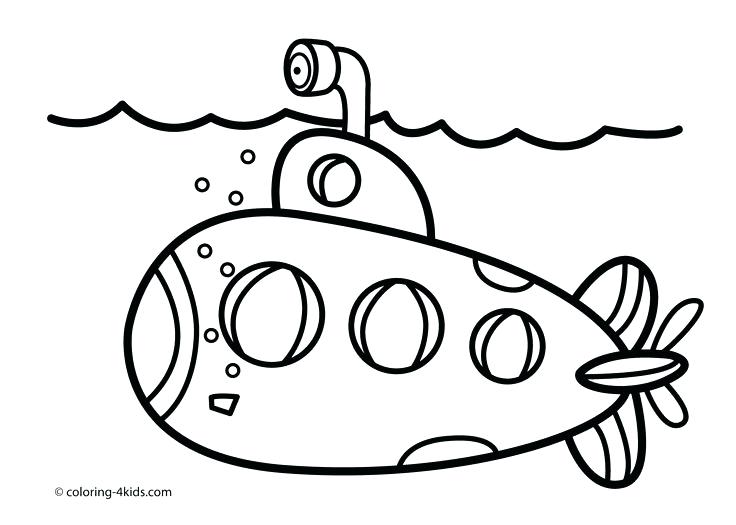 736x525 Yellow Submarine Coloring Page Free Download Yellow Submarine