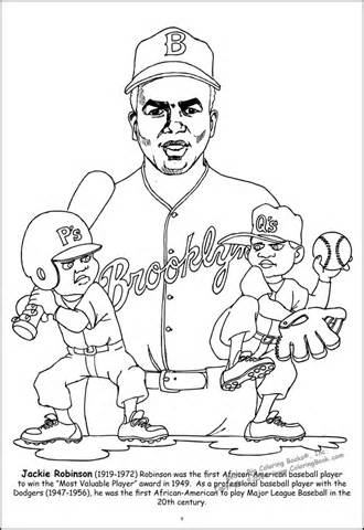 330x480 Jackie Robinson Coloring Page