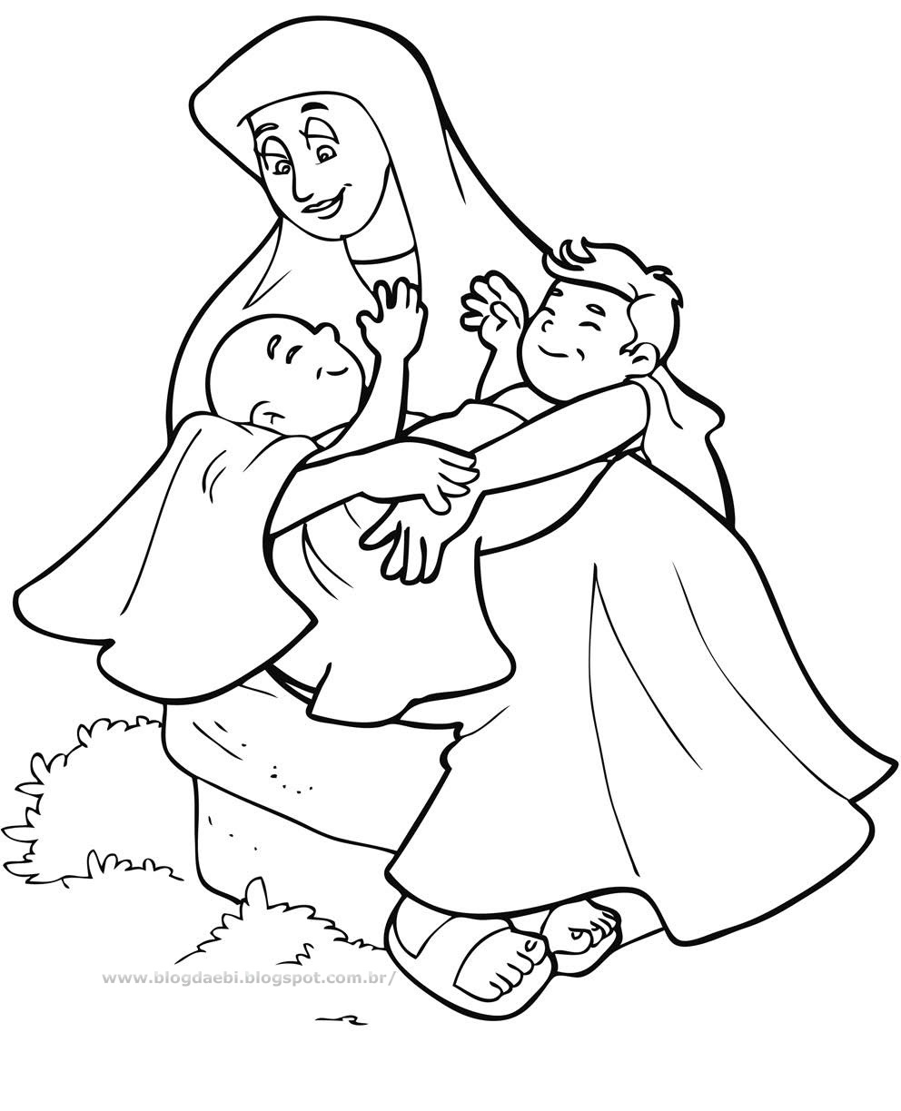 992x1224 Free Esau And Jacob Coloring Pages About Remodel Within