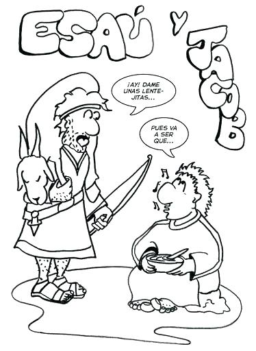 374x512 Jacob And Esau Coloring Pages Jacob And Esau Coloring Page Pages