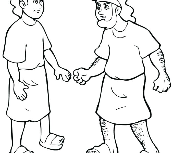 678x600 Jacob Esau Coloring Pages