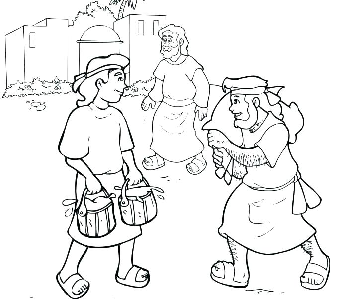 678x600 Jacob And Esau Coloring Page And Coloring Pages Main Coloring