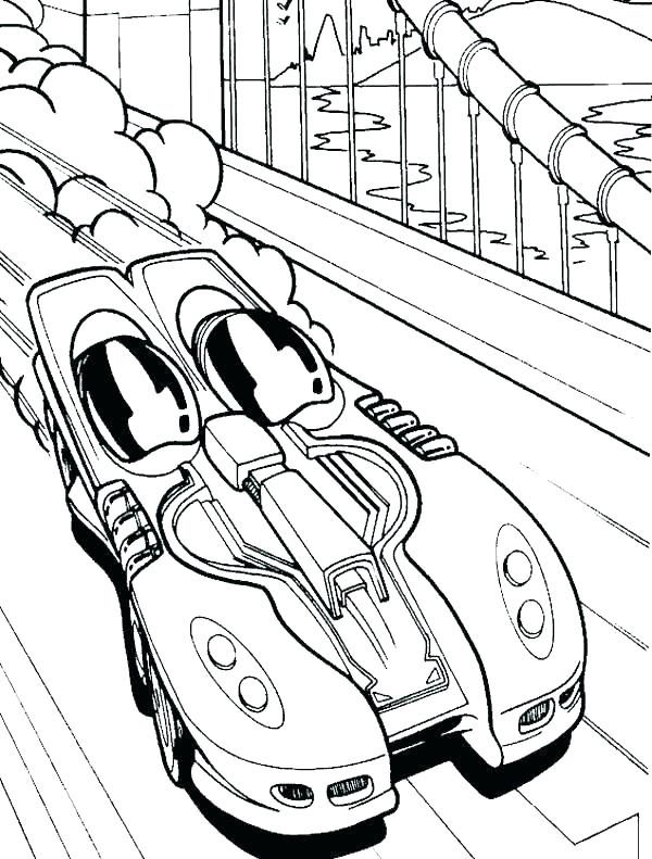 600x791 Classic Car Coloring Pages Race Page Jaguar Old Racing To Print