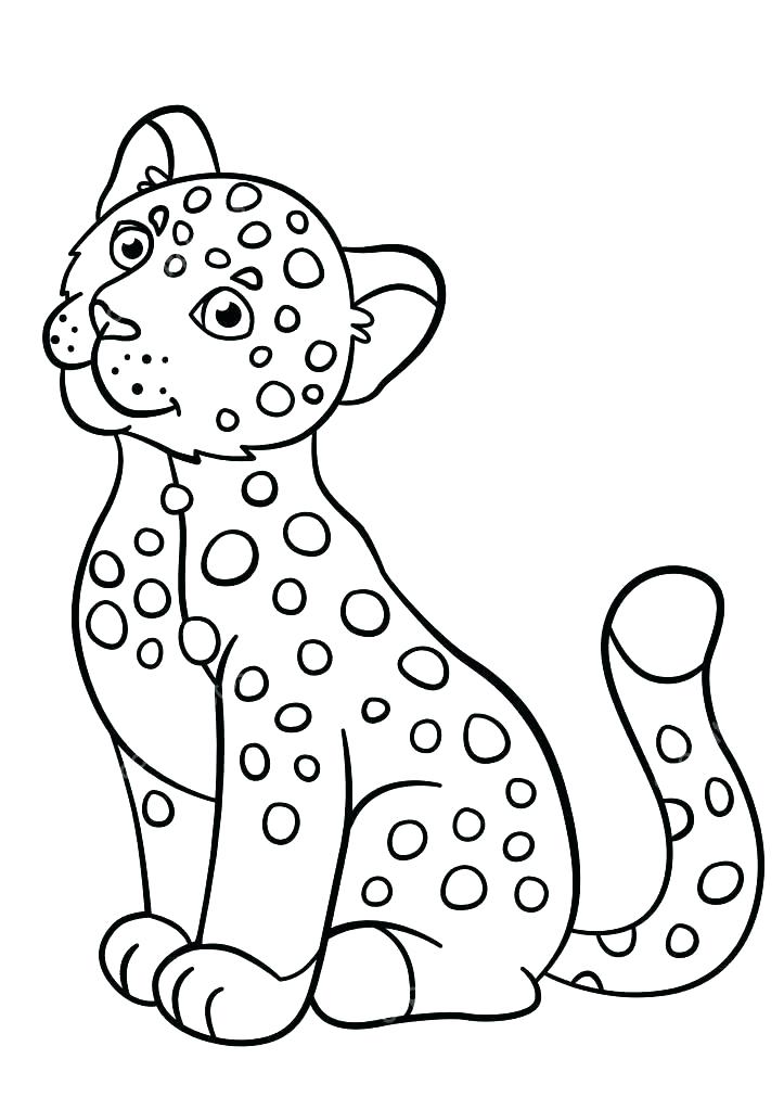 723x1023 Jaguar Coloring Page Baby Jaguar Coloring Pages Jaguar Animal