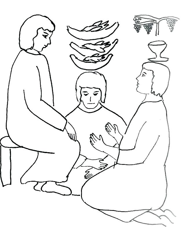 646x788 Joseph Forgives His Brothers Coloring Page