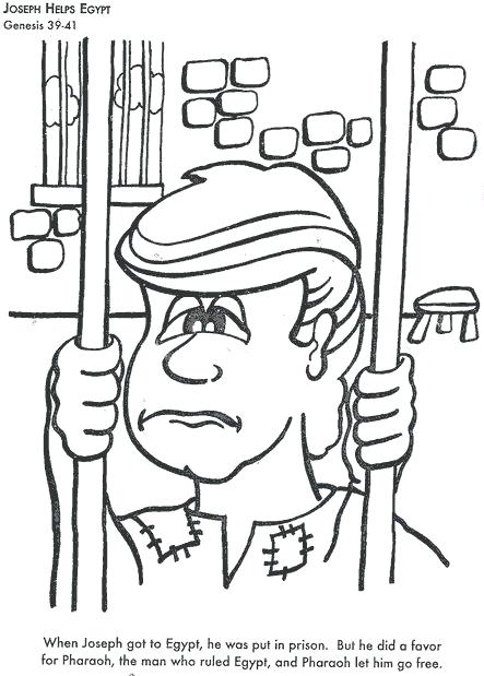 443x619 Joseph In Jail Coloring Page Educational Coloring Pages