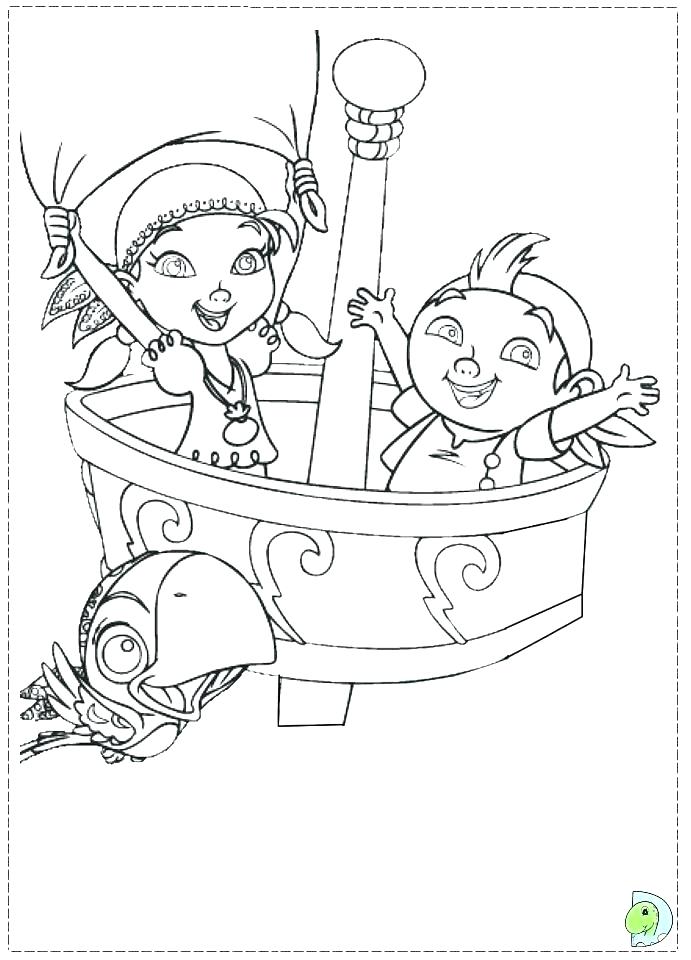 691x960 Jake And Neverland Pirates Coloring Pages To Print