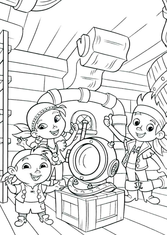 685x960 Jake Neverland Pirates Para Colorear And The Never Land Pirates