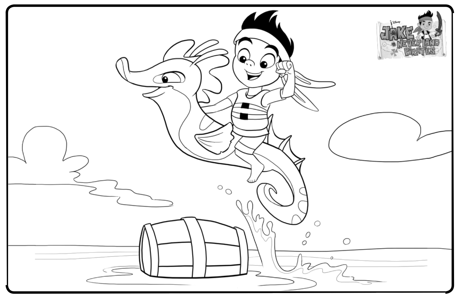 1537x997 Jake And The Neverland Pirates Coloring Pages For Child