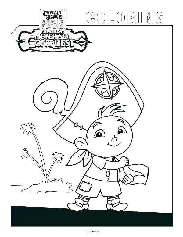 600x777 Jake And The Neverland Pirates Colouring Sheet Pictures Also Never