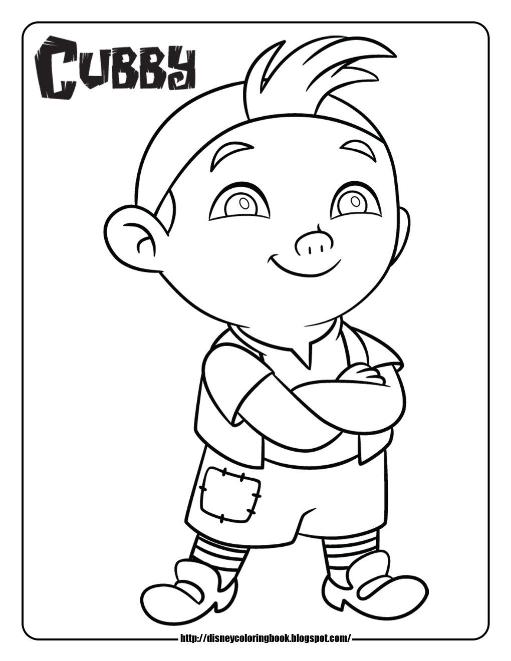 1020x1320 Printable Jake And The Neverland Pirates Coloring Pages