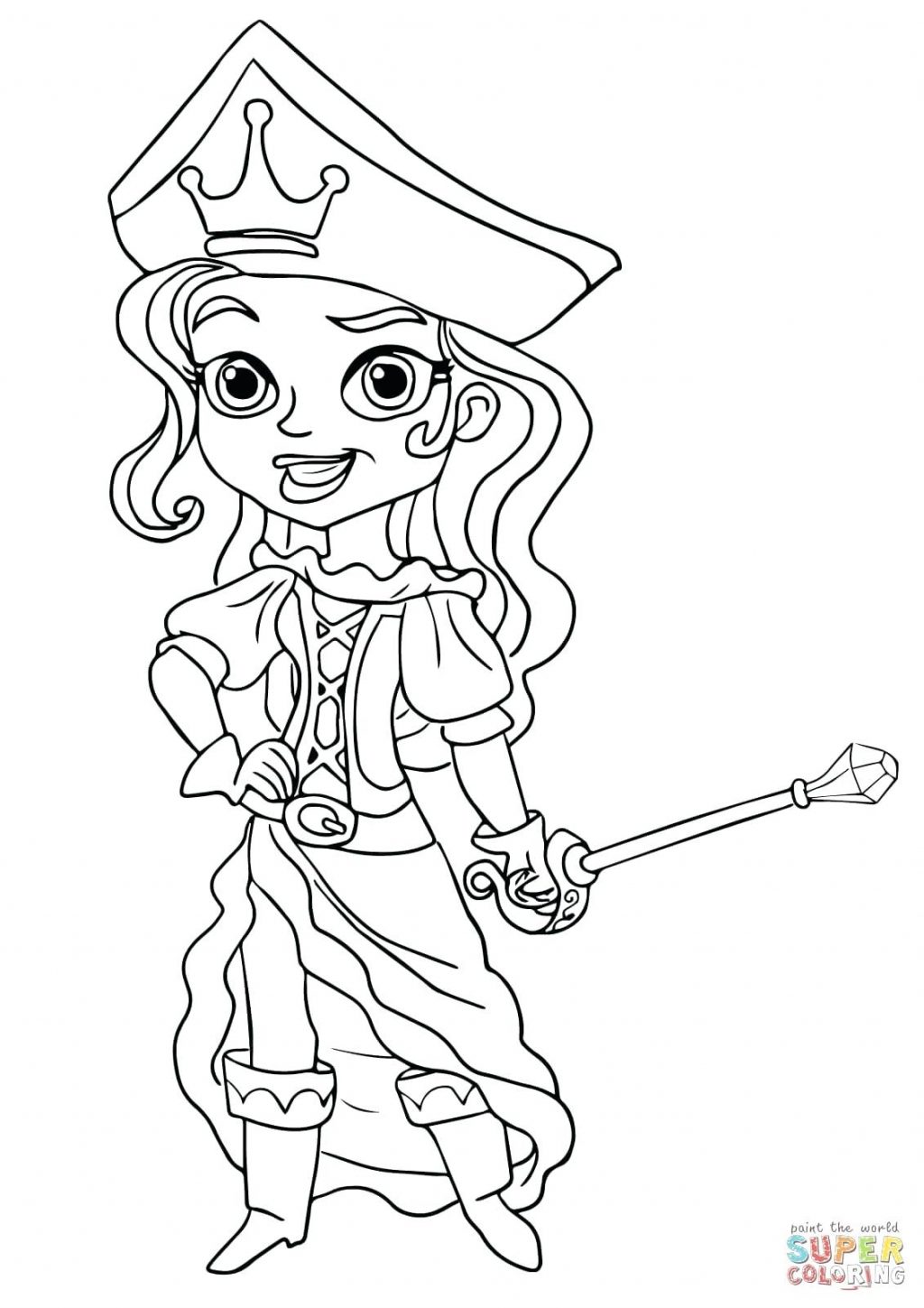 1024x1449 Coloring Pages Jake And The Neverland Pirates Coloring Page