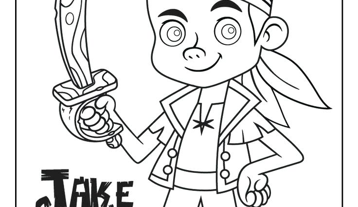 736x425 Jack And The Pirates Coloring Pages Free Printable And Disney Jr