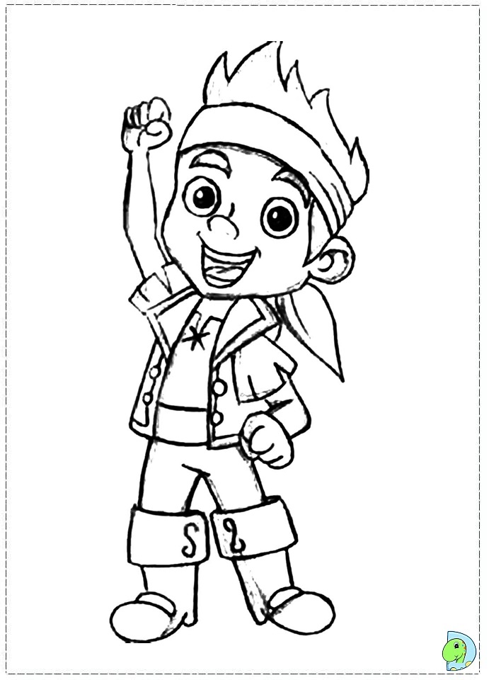 691x960 Jake And The Neverland Pirates Coloring Pages