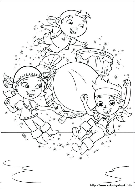 567x794 Jake And Neverland Pirates Coloring Pages To Print