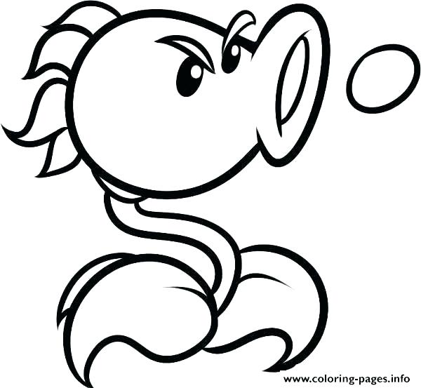 600x553 Coloring Pvz Coloring Pages