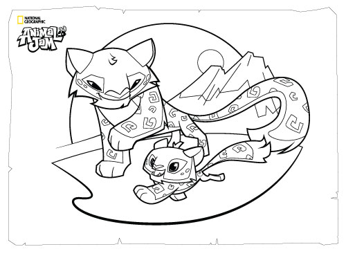 500x386 Animal Jam Coloring Pages The Daily Explorer Sophie's Stuff