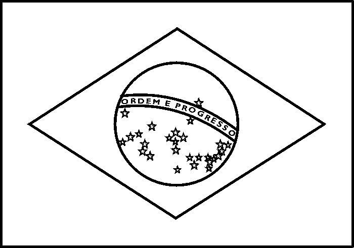 700x491 Flag Brazil Coloring Pages