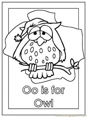 360x480 Coloring Pages Owl Coloring Page