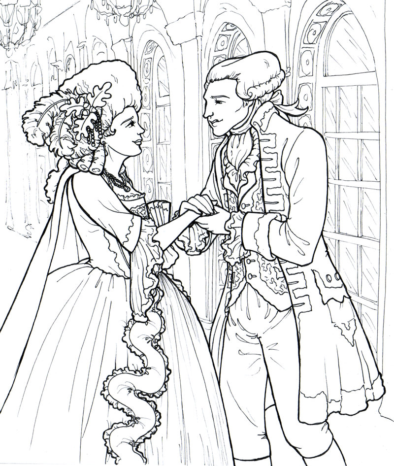 800x946 The Marquise And Marquis De Lafayette