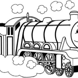 268x268 James Train Coloring Page Archives