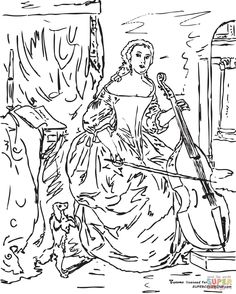 236x294 Marie Antoinette Coloring Page For Adults Coloring Pages