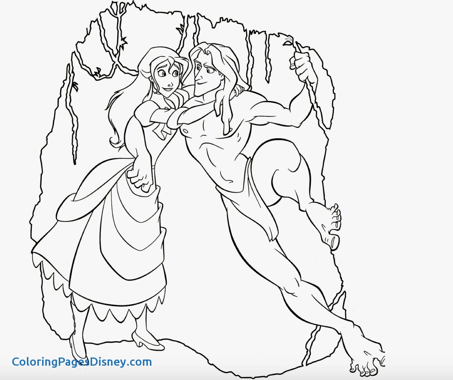 1550x1300 Mulan Coloring Pages Unique Tarzan And Jane Coloring Page Tarzan