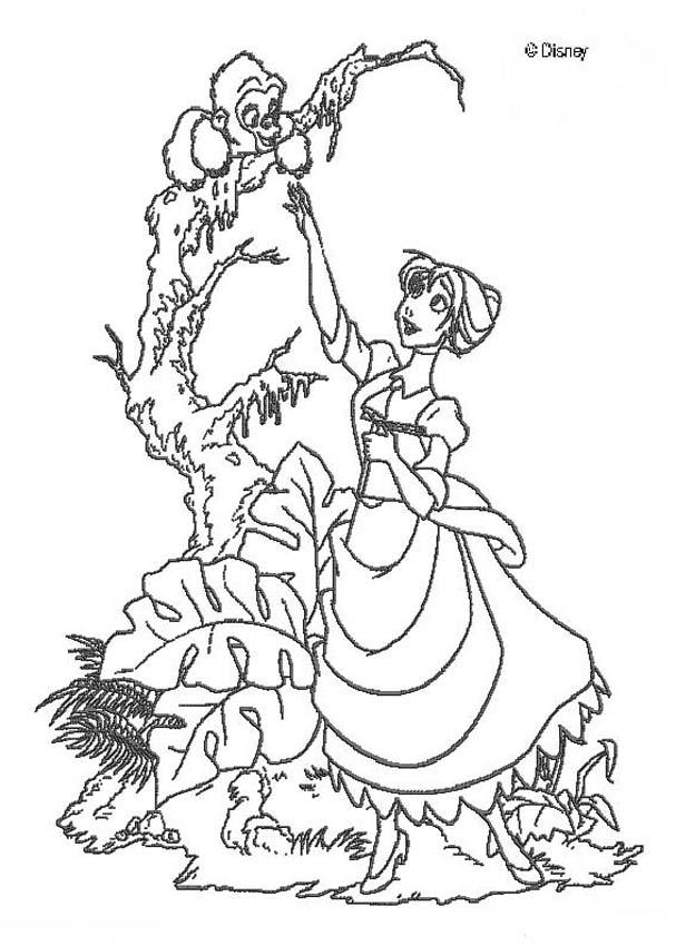 607x850 Jane Coloring Pages