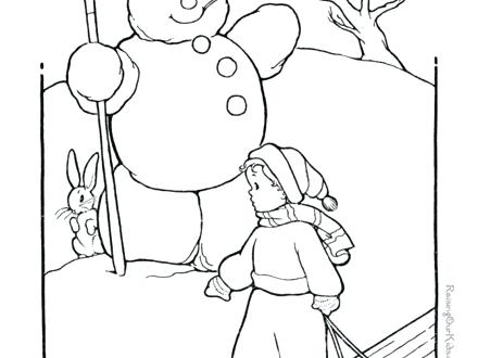 440x330 January Coloring Pages Gallery Of Winter Coloring Pages Free