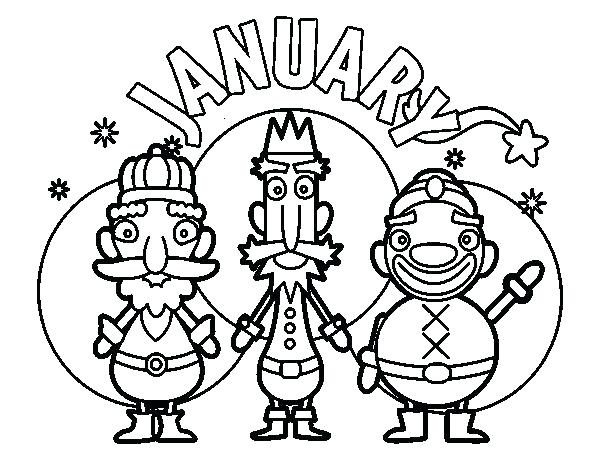 600x470 Free January Coloring Pages