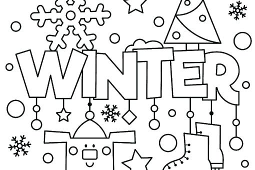 510x340 January Coloring Page Months January Coloring Pages
