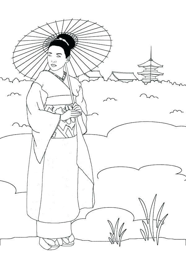 600x829 Japan Coloring Pages Japan Coloring Pages Inspirational Coloring